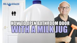 How To Open A Bathroom Door With A Milk Jug | Mr. Locksmith Cochrane